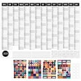 Qocolhg 2025 Wall Calendar, 2025 Yearly Large Wall Calendar, Full Year