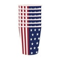 thumbnail image 1 of Qocolhg 24 Pack American Flag Patriotic Party Supplies Disposable Paper Cup for Veterans Day Election Day 4th of July Independence Day Decorations, on Clearance, Paper Cup, 1 of 7