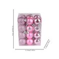 thumbnail image 1 of Qocolhg 24pcs 1.57 Inch Small Christmas Balls Ornaments Set Shatterproof Christmas Decorations Tree Balls for Holiday Wedding Party Decoration, Christmas Tree Hanging Ornaments Clearance, 1 of 4