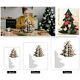 thumbnail image 1 of Qocolhg 3 Pcs Fabric Christmas Tree Sewing Template, 8/12/15 inch Christmas Tree Sewing Pattern Template Quilting Template, Handmade Christmas Tree Quilting Set Pattern Template, 1 of 9