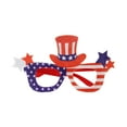 thumbnail image 1 of Qocolhg 3 Pcs Patriotic Eyeglasses Independence Day Eyewear Costume Accessories for Adults Kids Party Decor Role Play Fun Props Random Styles, Memorial Day Patriotic Decorations Clearance, 1 of 6