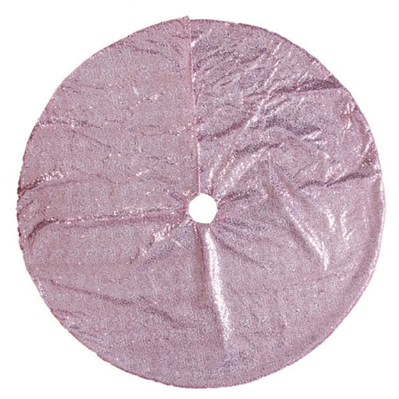 Qocolhg 35 Inch Sequined Tree Skirt Christmas Tree Skirt Non-woven Tree Skirt Tree Apron Sequin Tree Skirt Christmas Tree Bottom Cover Decorative Tree Bottom Cover Christmas Decoration Indoor