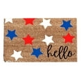 thumbnail image 1 of Qocolhg 4th of July Patriotic Coir Doormat Outdoor Summer Independence Day Memorial Day Rugs Non Slip Welcome Doormats for Kitchen Front Porch Indside Outside Entryway, 16x24 inch, 1 of 8