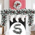 thumbnail image 1 of Qocolhg 5.9 Ft Artificial Norfolk Pine Garlands, Front Door Winter Christmas Garland, Green Artificial Greenery Garland for Table, Mantle, Wall, Indoor, Outdoor Christmas Decorations Clearance, 1 of 6