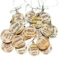 thumbnail image 1 of Qocolhg 50 Pieces Names of Jesus Christ Ornaments Christmas Decorations Wood Ornaments Slices Cutouts Christian Nativity Ornaments for Christmas Tree, Christmas Clearance, 1 of 9