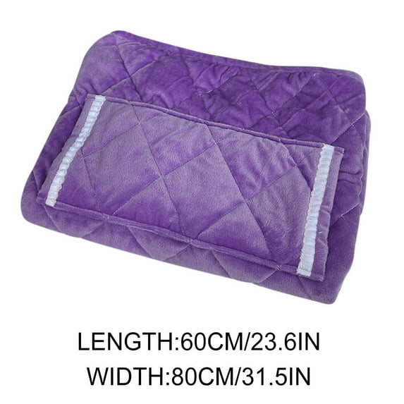 Qocolhg 5V Low-Voltage Heating Blanket, Electric Heating Pad for Back Pain Relief, USB Heated Blanket, Hand Warmer Knee Blanket, Large Menstrual Heat Pad for Neck and Shoulder, 31.5x23.6 Inch, Purple