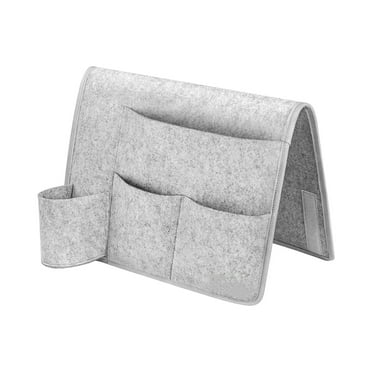 Qocolhg Armrest Organizer Non-Slip Remote Control Holder, Couch Sofa Chair Armchair Caddy Bedside Storage Pocket For Magazine, Tablet, Book, Magazines