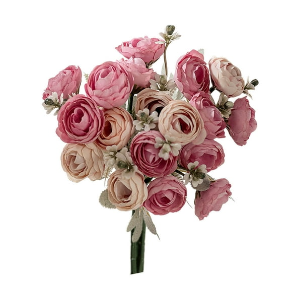 Qocolhg Artificial Flowers for Outdoor, No Fade Fake Plastic Flowers Faux Plants for Decoration Hanging Planters Indoor Outside Garden Porch Window Vase Home Wedding Farmhouse, Clearance