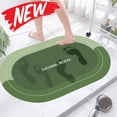 thumbnail image 1 of Qocolhg Bathroom Rugs 40x60cm, Extra Soft Absorbent Bath Rugs, Rubber Backing Quick Dry Non Slip, Machine Washable Bath Mats for Bathroom Floor, Tub and Shower, Home Decor Accessories, Green, 1 of 4