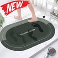 thumbnail image 1 of Qocolhg Bathroom Rugs 40x60cm, Extra Soft Absorbent Bath Rugs, Rubber Backing Quick Dry Non Slip, Machine Washable Bath Mats for Bathroom Floor, Tub and Shower, Home Decor Accessories, Black, 1 of 6