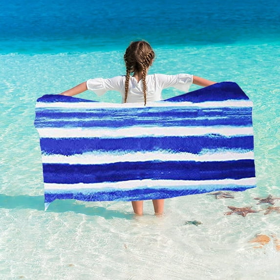 Qocolhg Beach Towels Oversized Clearance New Beach Towel Tie Printed Bath Towel Beach Towel Beach Vacation Absorbent Bath Towel Beach Towels for Women Men Girls Kids, Beach Accessories Clearance