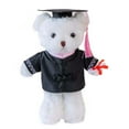 thumbnail image 1 of Qocolhg Bear with Graduation Cap Toys Class of 2025 Graduation Plush Stuffed Teddy Bear Animal Dog Graduation Cap and Gown with Greeting Card and Bag for Graduation Day Gift(Graduation Bear), 1 of 2