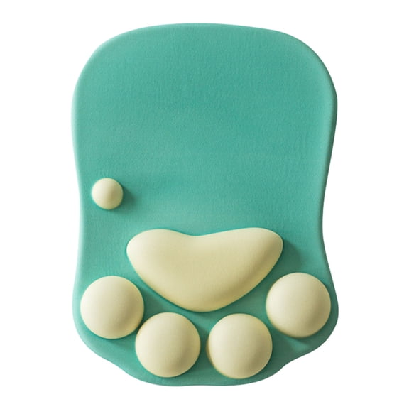 Qocolhg Cat Paw Mouse Pad with Wrist Support Soft Silicone Wrist Rests Non Slip Ergonomic Mousepad for Office Computer Gaming Desk Decor (10.7x7.8x0.9''), Back to School Supplies on Sale Clearance