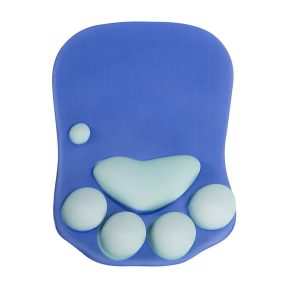 Qocolhg Cat Paw Mouse Pad with Wrist Support Soft Silicone Wrist Rests Non Slip Ergonomic Mousepad for Office Computer Gaming Desk Decor (10.7x7.8x0.9''), Back to School Supplies on Sale Clearance