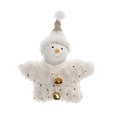 thumbnail image 1 of Qocolhg Christmas Creative White Plush Five Pointed Star Bell Doll Decorations Christmas Tree Small Pendant Christmas Decorations Indoor, Christmas Ornaments Clearance, Christmas Gifts For Kids, 1 of 4