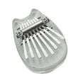thumbnail image 1 of Qocolhg Christmas Decorations Clearance, Kalimba Thumb Piano 8 Key Practice Kalimba Acrylic Mini Thumb Piano Portable Finger Piano For Beginners Musical Instrument, Christmas Gifts for Kids Women Men, 1 of 5