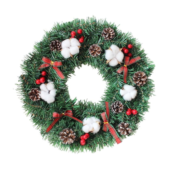 Qocolhg Christmas Decorations Clearance Outdoor Indoor, Christmas Wreath Christmas Decorations Christmas Tree Wreath Hanging Decorations Scene Arrangement Door Hanging Christmas Decoration Wreaths