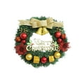 thumbnail image 1 of Qocolhg Christmas Decorations Clearance Outdoor Indoor, Christmas Wreath Christmas Decorations Christmas Tree Wreath Hanging Decorations Scene Arrangement Door Hanging Christmas Decoration Wreaths, 1 of 7
