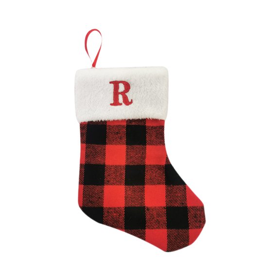 Qocolhg Christmas Decorations Holiday Season Decoration Christmas Alphabet Embroidered Christmas Stockings for Holiday and Family Stocking Or Fireplace Or Party Decoration Red Christmas Garland