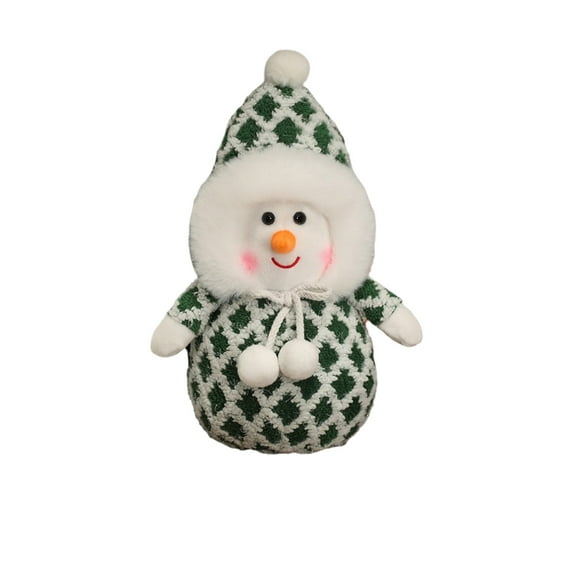 Qocolhg Christmas Decorations Indoor Outdoor, Christmas Snowman Snowflake Doll White Snowman Doll Plush Toys Children Christmas Gifts Christmas Scene Decoration Christmas Decoration, on Clearance!