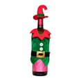 thumbnail image 1 of Qocolhg Christmas Decorations Indoor Outdoor, Christmas Wine Bottle Cover Dress Clothes Set Wine Bottle Ornaments Bag Xmas Party Dinner Table Decoration Gifts, on Sale Clearance!, 1 of 7