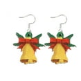 thumbnail image 1 of Qocolhg Christmas Decorations Indoor Outdoor, New Christmas Earrings Santa Claus Sparkling Pendant Earrings Funny Silvered Plated Earrings Christmas Gift, on Sale Clearance!, 1 of 6