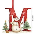 thumbnail image 1 of Qocolhg Christmas Decorations Outdoor Indoor, 26 Letters Christmas Tree Decoration Pendant Christmas Tree Ornaments Personalized DIY Christmas Ornaments Christmas Decoration Xmas Tree Hanging Decor, 1 of 2