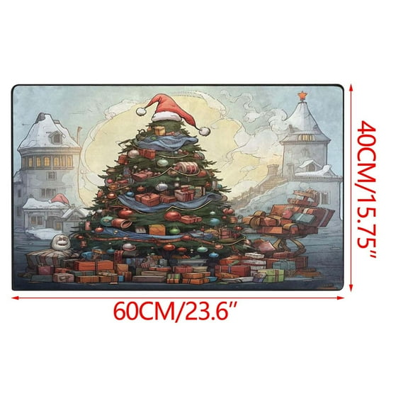 Qocolhg Christmas Decorations Outdoor Indoor, Christmas Decorative Rug Living Room Large Dirty Scuff Foot Mat Bedroom Bedside Rugs, on Sale Clearance!