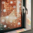 thumbnail image 1 of Qocolhg Christmas Stickers, Snowflake Window Stickers for Birds, Window Strike Prevention Stickers Colored Reflective Static Window Clings for Bird Protection, Window Decals For Glass Windows, 1 of 6