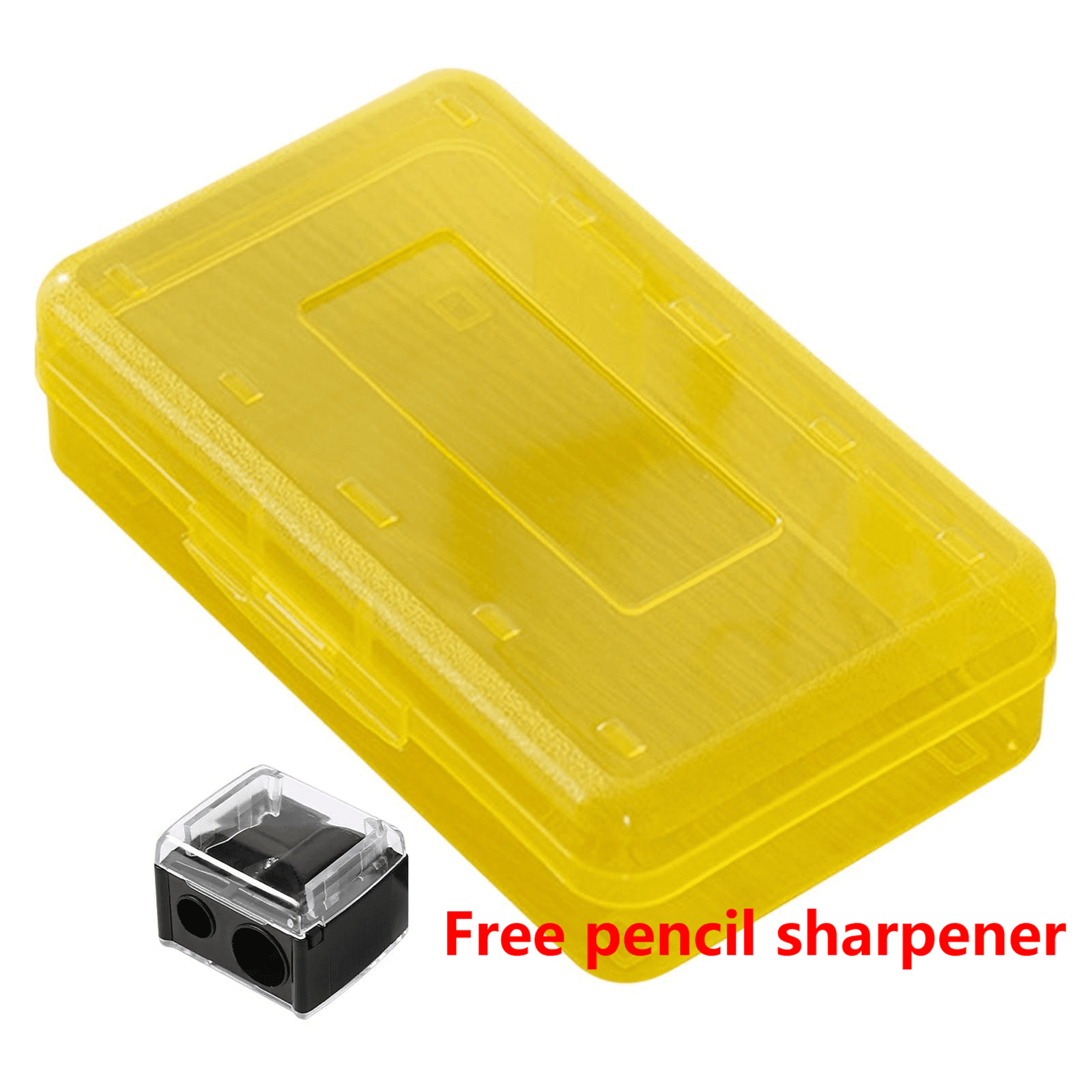 Qocolhg Clear Pencil Case Box Storage Container for Organizing with ...