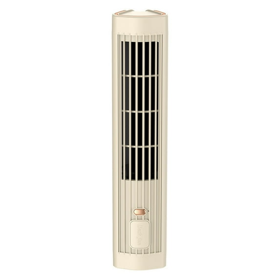 Qocolhg Cooling Tower Fan for Bedroom, Noise ≤ 35dB Velocity Quiet Floor Fan, 3 Speeds 45° Oscillating Fans for Indoors with Night Lights, USB Charging Standing Fans, Bladeless Fan, Khaki