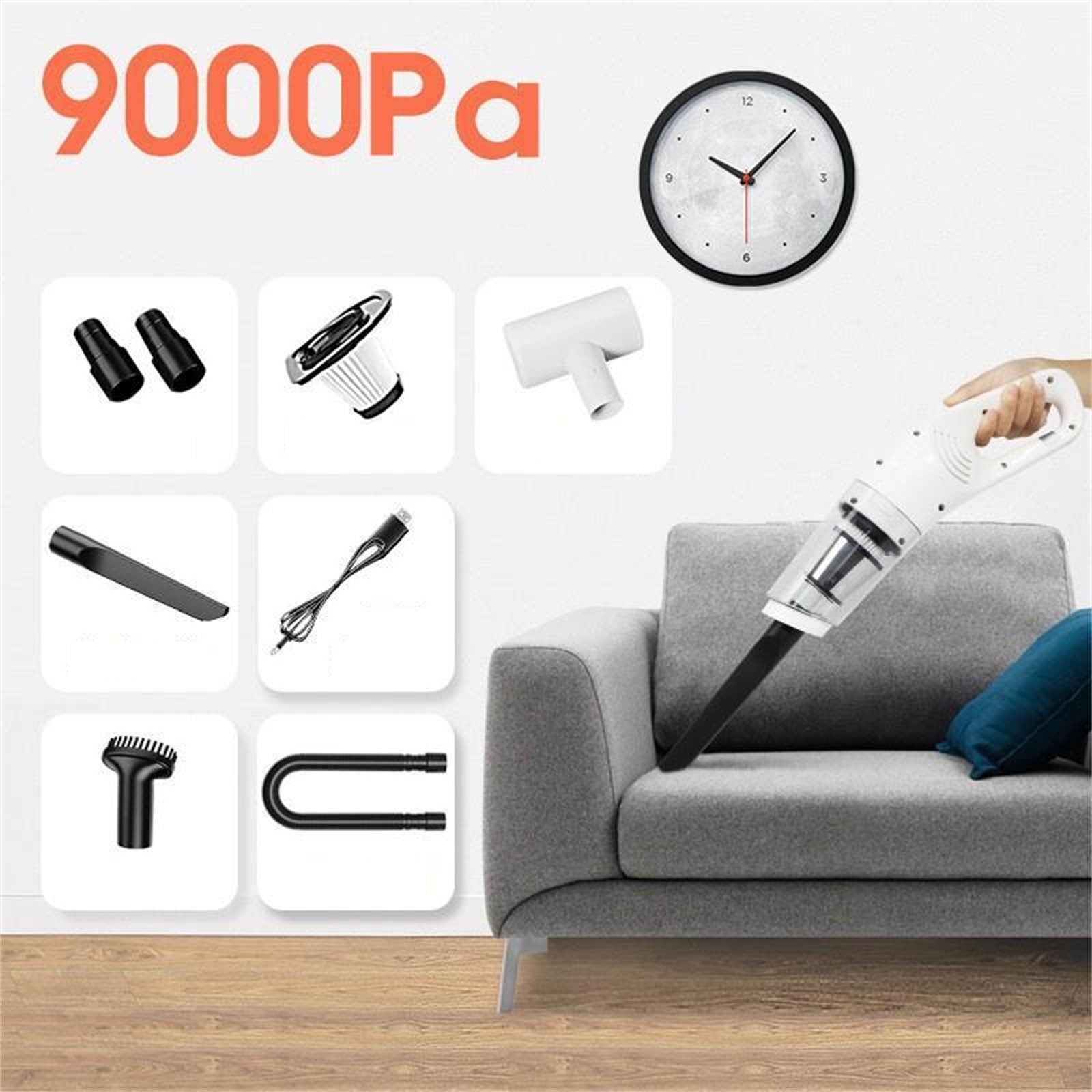 Qocolhg Cordless Vacuum Cleaner, Upgraded 15000pa Suction 120W