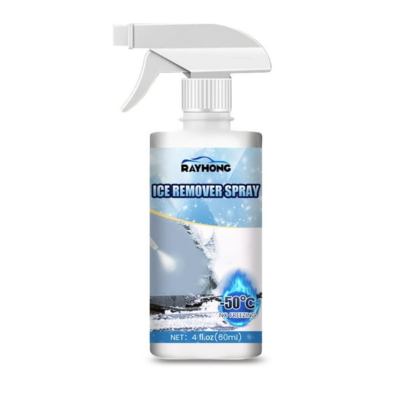 Qocolhg Deicing Agent for Car Windshield, De-Icers for Car Windshield Defroster, Melting Spray, Window Snow Spray, Deicing Spray, Melting Spray, Auto Windshield Defroster Deicing Spray, Clearance