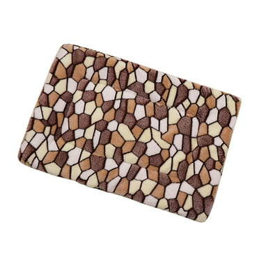 Qocolhg Dog Bed Crate Pad Ultra Soft Pet Bed with Cute Flower Print Washable Crate Mat for Large Medium Small Dogs Reversible Fleece Dog Crate Kennel Mat Cat Bed Liner 22x33 Inch