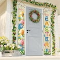 thumbnail image 1 of Qocolhg Easter Bunny Porch Banner, Carrot & Egg Front Door Decoration, Spring Welcome Flag for Outdoor Home Decor, Easter Decorations for Home, 12x71 inch, 1 of 9