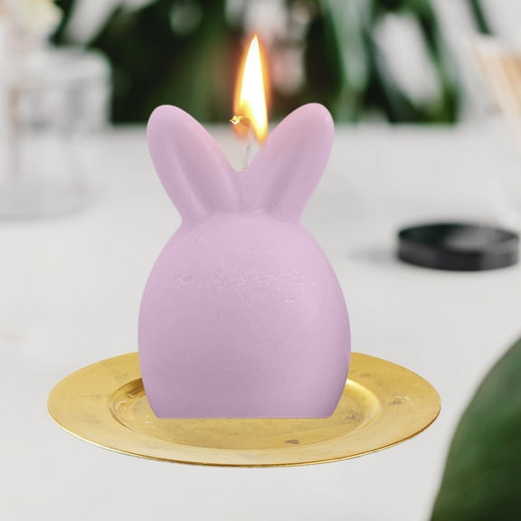 Qocolhg Easter Egg Bunny Themed Decorations for Home, Folding Ear Rabbits Aromatherapy Candle Cute Bunny Girls Day Companion Hand Gift Girlfriend Ornaments Bedroom Gift Box