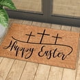 thumbnail image 1 of Qocolhg Easter Eggs Filled Easter Welcome Mat Coir Easter Bunny Bathroom Rugs Spring Rugs for Entryway Easter Bulletin Board Decorations 15.7x23.6 Inch, 1 of 6