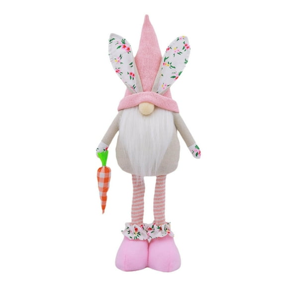 Qocolhg Easter Gnomes Plush Elf for Easter Decorations, Handmade Faceless Easter Bunny Gnomes Doll for Home Table Easter Decor Clearance Spring Gnomes Ornaments Cute Easter Gifts for Women Men