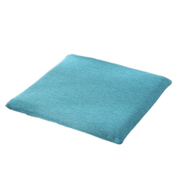 Qocolhg Extra Large Chair Cushions, Solid Colour Linen Memory Cotton Cushion, Seat Cushions For Home Use, Home Four Seasons On The Ground Seat Cushion, Stool Butt Cushion for Living Room