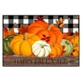 thumbnail image 1 of Qocolhg Fall Kitchen Rugs Farmhouse Kitchen Floor Mats Non Slip Waterproof Comfort Standing Mats for Kitchen Office Thanksgiving Harvest 15.7*24in, 1 of 6