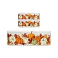 thumbnail image 1 of Qocolhg Fall Thanksgiving Halloween Decorations, Machine Washable Kitchen Rug Set of 2, Non-Slip Kitchen Runner Rugs & Floor Mats, Super Absorbent Soft Standing Mats for Kitchen, 16x24in+16x48in, 1 of 6