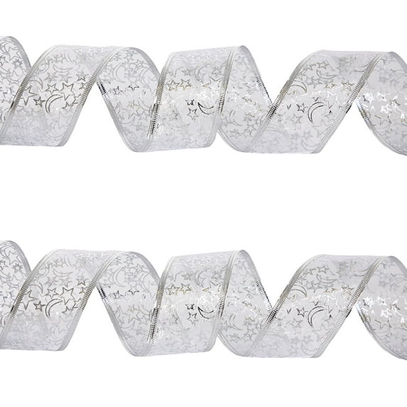 Qocolhg Festival Ribbon Fairy Lights, 6.56 ft LED Festival Fairy Wire Ribbon Lights, Battery Powered, Festival Tree Light For Party Christmas Tree Decorations Indoor Outdoor Hanging Decor