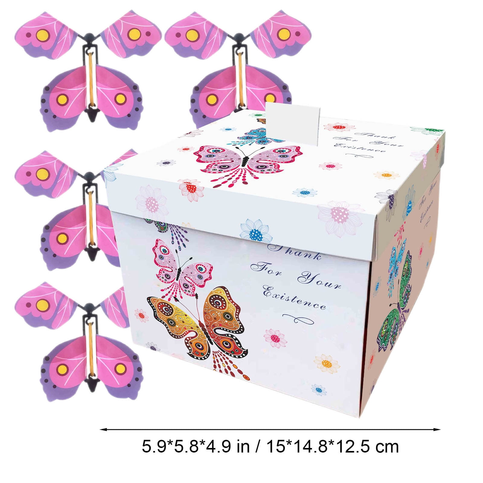 Qocolhg Flying Butterfly Explosion Gift Box, Pop Out Unique Exploding ...