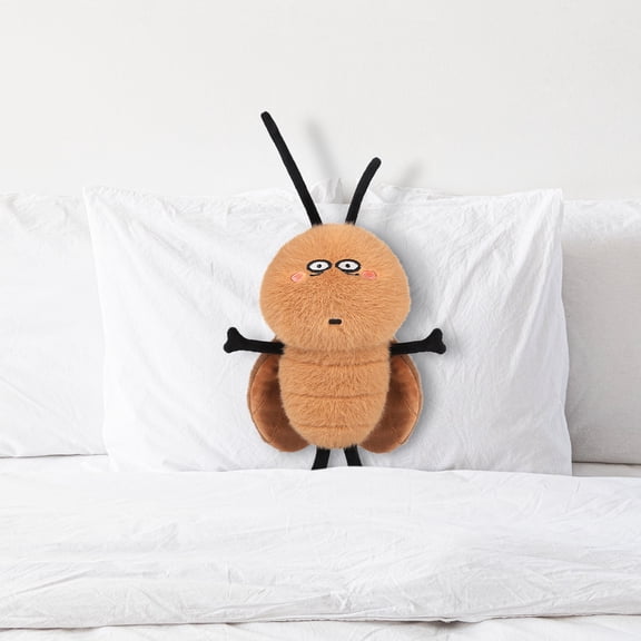 Qocolhg Funny Toys for Ages 2-4, Cute 7.87 Inch Cockroach Plush Toy Creative and Adorable Cartoon Cockroach-Shape Animal Stuffed Toy Stuffed Doll Gift for Kids, Christmas Gifts for Kids Boys Girls