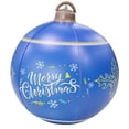 thumbnail image 1 of Qocolhg Giant PVC Inflatable Christmas Ball 23.6In Christmas Blow up Ball Inflatable Ornaments Balls Decorations for Outdoor Indoor Holiday Yard Lawn Porch Decor, Christmas Decorations Indoor Outdoor, 1 of 4