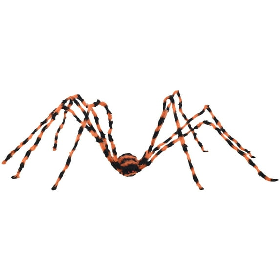 Qocolhg Giant Spider, Halloween Outdoor Decorations, Black Horror Giant Fake Fur Spider Props, for Yard Party Decorations,Colorful Giant Spider, Halloween Decorations Clearance