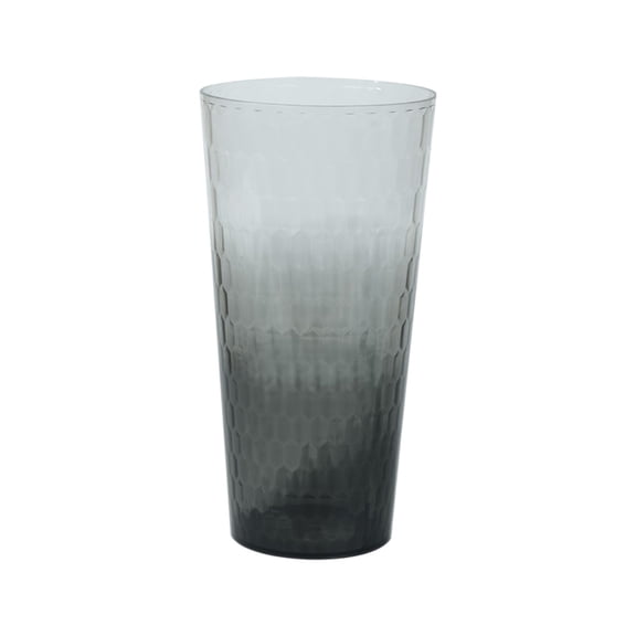 Qocolhg Gradient Plastic Flower Vase Sparkle Vase for Centerpieces,Kitchen,Office, Living Room,Wedding,Perfect Home Decor Glass Vase, Textured Design, Flower Vase Planter Lover Gift, Black