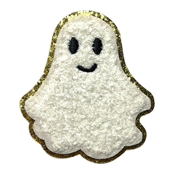Qocolhg Halloween Embroidered Patches, Pumpkin Iron on Patches, Beautiful Embroidered Applique Sewing Patches for Clothing, Bags, Jackets, Jeans DIY Accessory Craft Decoration