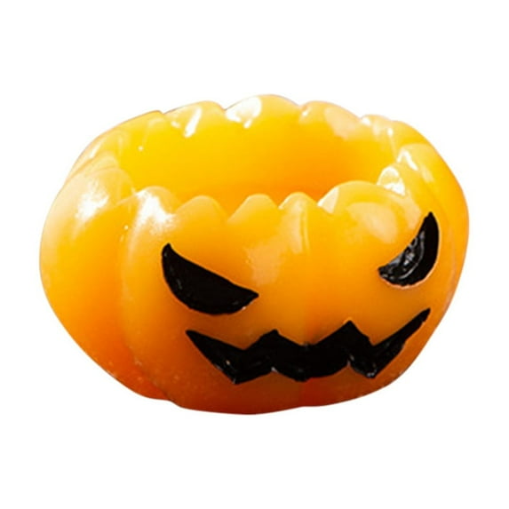 Qocolhg Halloween Miniature Figurines, Mini Resin Craft Halloween Decorations, Tiny Miniatures Dollhouse Ornaments Small Fairy Garden Décor Village Accessories Halloween Party Supplies