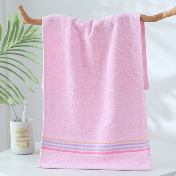 Qocolhg Hand Towels for Bathroom, 100% Cotton Hand Towel, Soft Hand Face Towels, Lightweight and Highly Absorbent Towels for Bathroom Kitchen Travel, Camp, Hotel, and Spa, Clearance, Pink